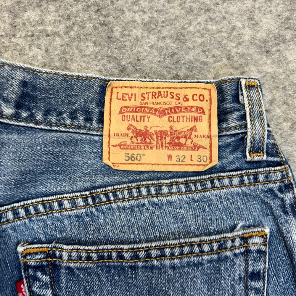 Lot of 4 Levi's 505 560 Jeans Men's 32x30 Blue Denim Straight Comfort Work Pants